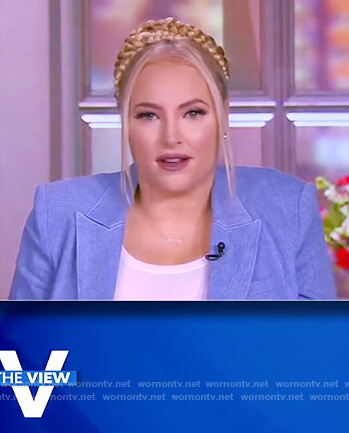 Meghan’s blue blazer on The View
