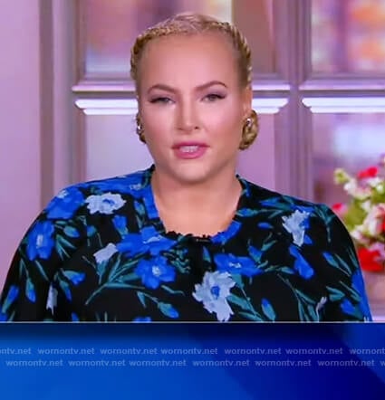 Meghan’s blue floral maxi dress on The View