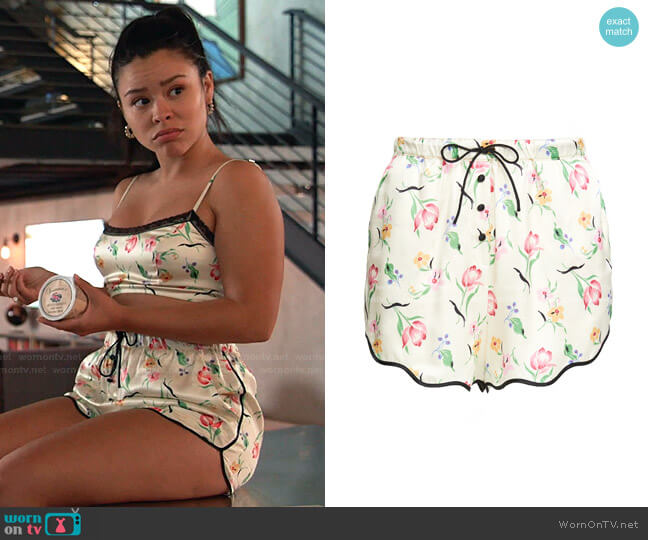 Morgan Lane Tally Shorts worn by Mariana Foster (Cierra Ramirez) on Good Trouble
