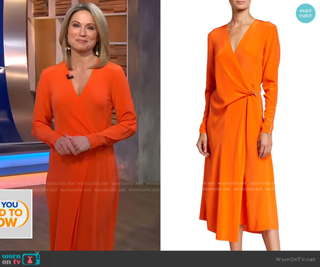 Rag and Bone Odette Dress worn by Amy Robach on Good Morning America