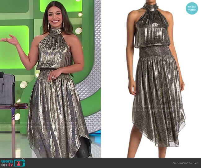 Ramy Brook Bella Dress worn by Manuela Arbeláez on The Price is Right