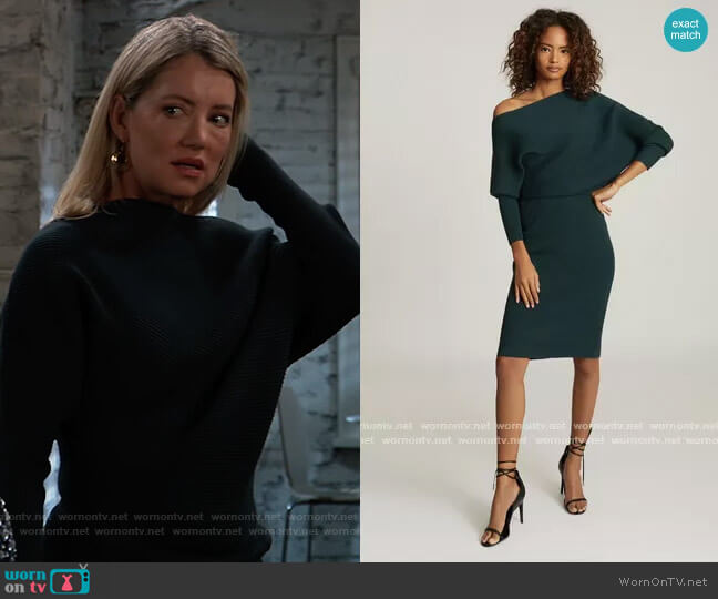 Reiss Lara Dress worn by Nina Reeves (Cynthia Watros) on General Hospital