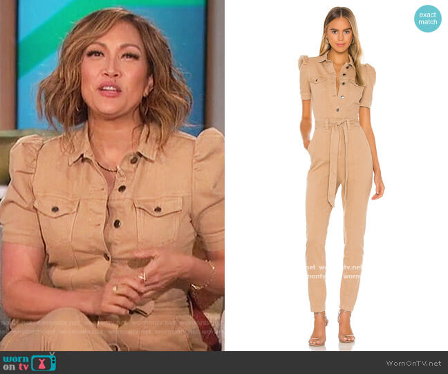 Retrofete Tori Jumpsuit worn by Carrie Inaba on The Talk