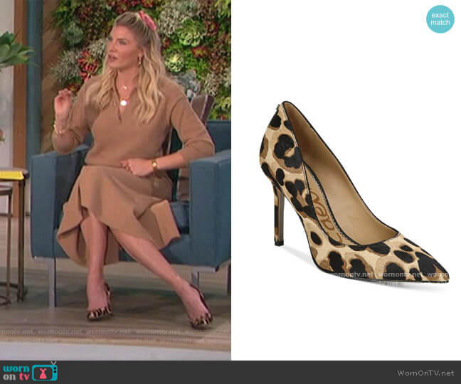 Sam Edelman Hazel Stiletto Pumps worn by Amanda Kloots on The Talk