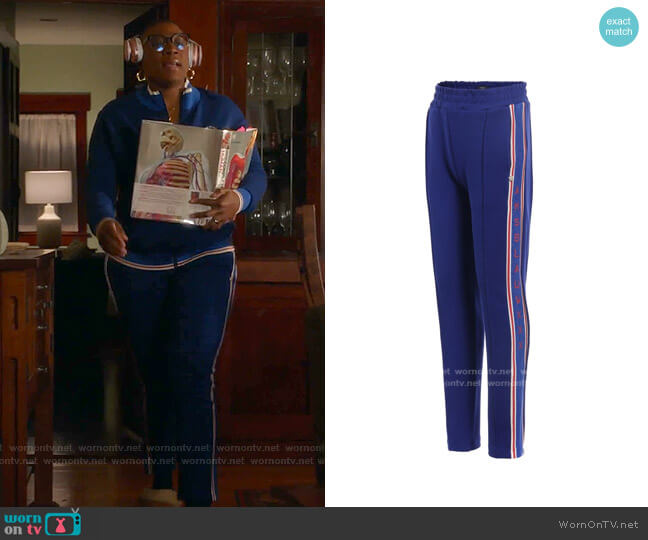 Scotch & Soda Colorful Sporty Ribbed Sweats worn by Henrietta Wilson (Aisha Hinds) on 9-1-1