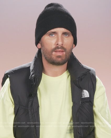 Scott’s black puffer vest on Keeping Up with the Kardashians