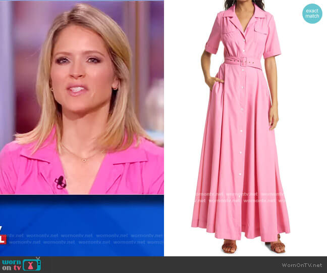 Staud Millie Maxi Dress worn by Sara Haines on The View