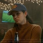 Stella’s brown textured sweater on Chicago Fire