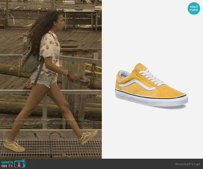 Vans Old Skool Sneakers worn by Kiara Carrera (Madison Bailey) on Outer Banks