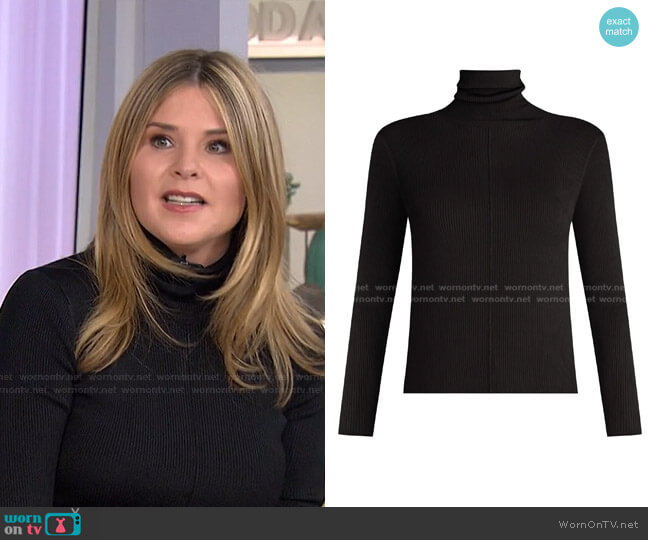 Veronica Beard Kreia Turtleneck Sweater worn by Jenna Bush Hager on Today