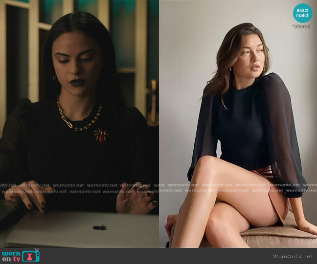 Wilfred Lilith Blouse worn by Veronica Lodge (Camila Mendes) on Riverdale