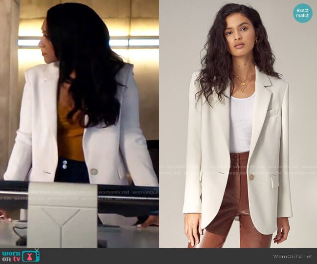 Wilfred Nostalgia Blazer worn by Iris West (Candice Patton) on The Flash