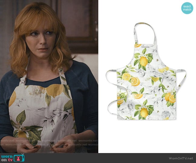 Williams Sonoma Meyer Lemon Apron worn by Beth Boland (Christina Hendricks) on Good Girls