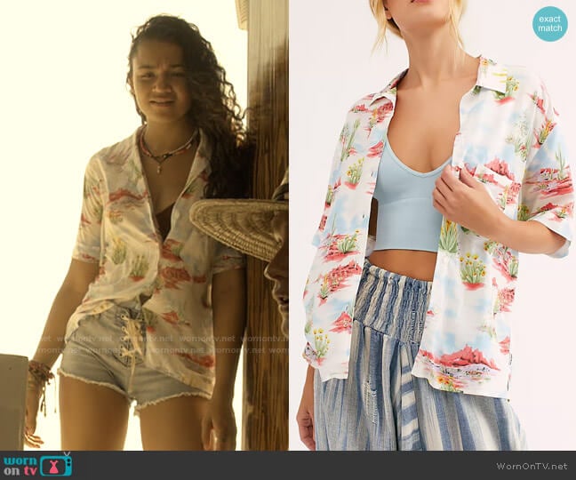Wrangler Desert Shirt worn by Kiara Carrera (Madison Bailey) on Outer Banks