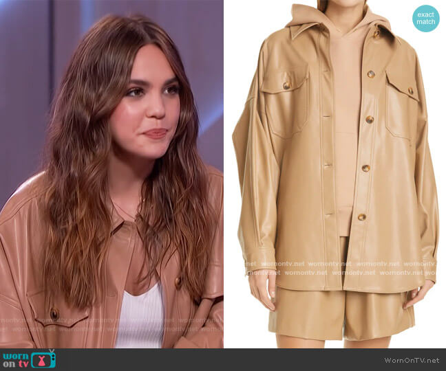A.L.C. Wellsley Oversize Faux Leather Jacket