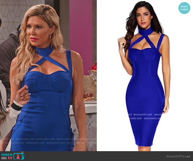 Meilun Strap Bandage Dress Bodycon Dress