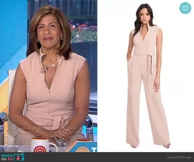 Black Halo Brittan Jumpsuit worn by Hoda Kotb on Today
