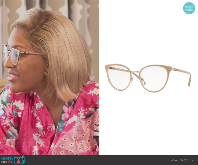 Burberry BE1324 Eyeglasses worn by Drew Sidora on The Real Housewives of Atlanta