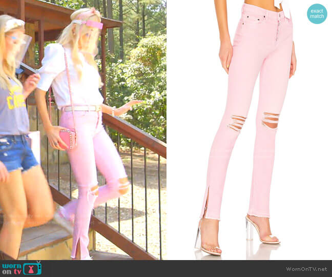 Cotton Citizen High Split Jean worn by Kameron Westcott on The Real Housewives of Dallas