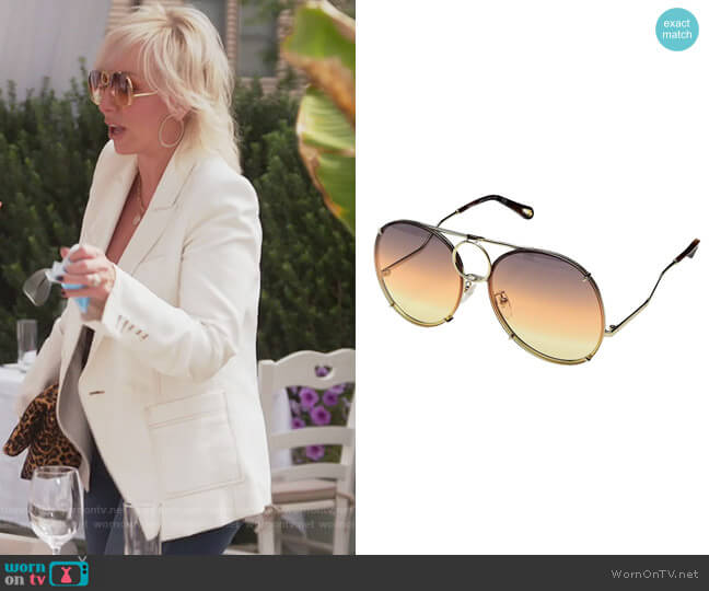 Chloe CE145SL worn by Margaret Josephs on The Real Housewives of New Jersey