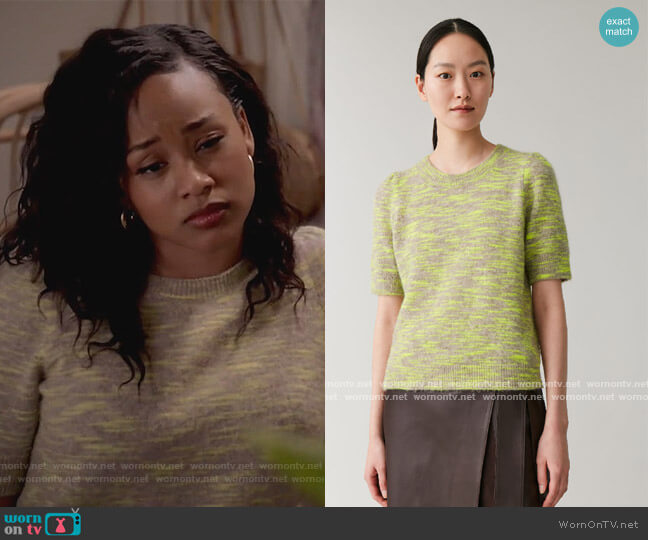 Cos Alpaca Merino Top worn by Olivia Lockhart (Katlyn Nichol) on Black-ish