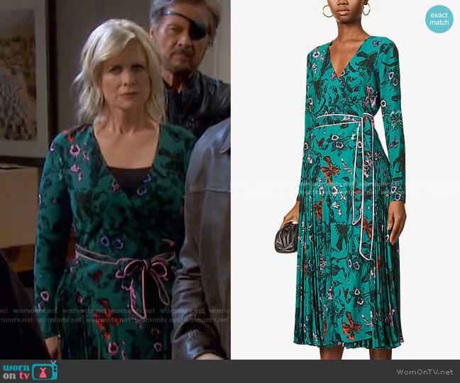 Diane von Furstenberg Amiya Maxi Dress worn by Kayla Brady (Mary Beth Evans) on Days of our Lives