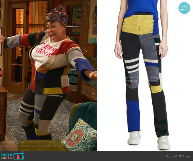 Eckhaus Latta Brickwork Pants worn by Raven Baxter (Raven-Symoné) on Ravens Home