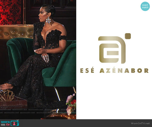 Ese Azenabor Custom Dress worn by Porsha Williams on The Real Housewives of Atlanta
