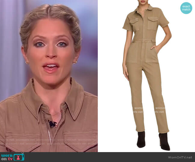 Good American Fit For Success Jumpsuit worn by Sara Haines on The View