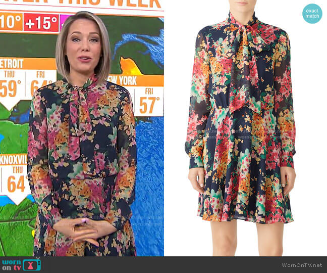 Jay Godfrey Jill Dress worn by Dylan Dreyer on Today
