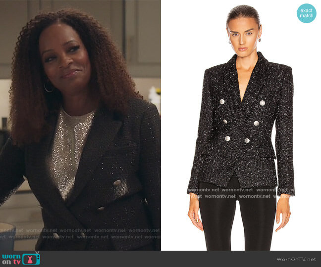 L'Agence Kenzie Double Breasted Blazer