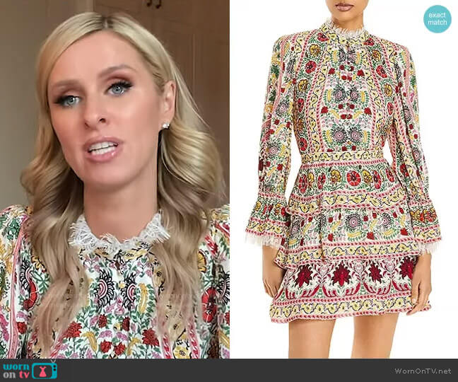 Alice + Olivia Lawson Tiered Mini Dress