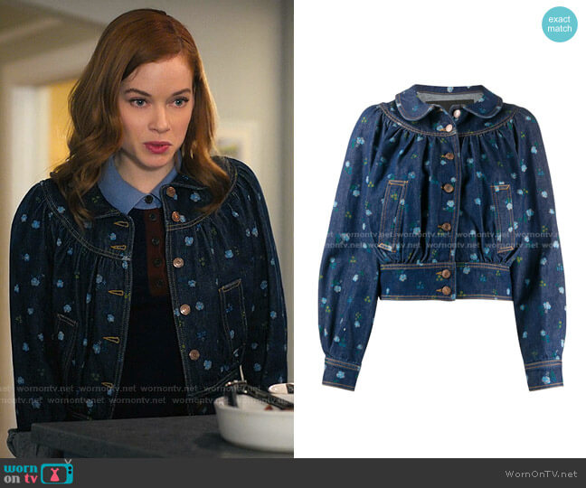 Marc Jacobs The Blouson Jacket worn by Zoey Clarke (Jane Levy) on Zoeys Extraordinary Playlist