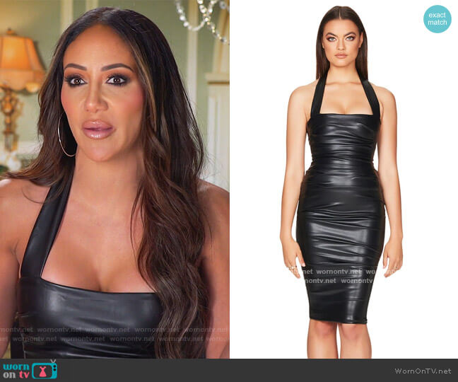 Nookie Cleo Midi Dress worn by Melissa Gorga on The Real Housewives of New Jersey