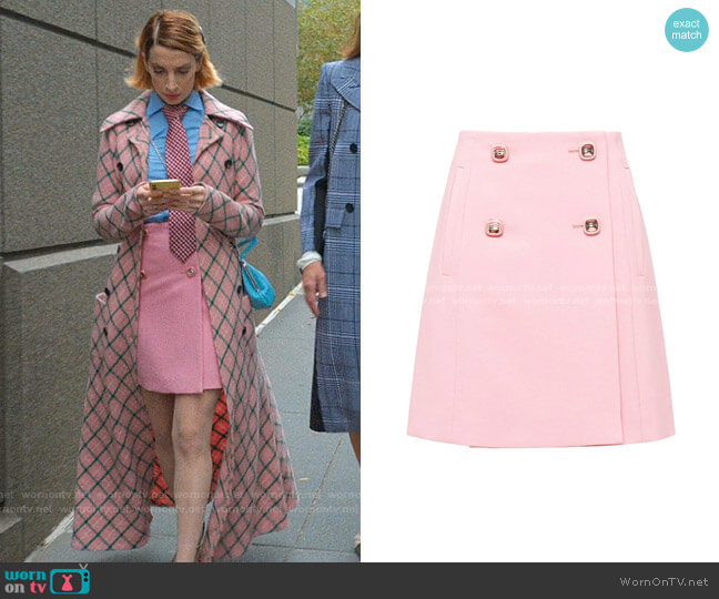 Prada Double-Breasted Skirt worn by Lauren (Molly Bernard) on Younger