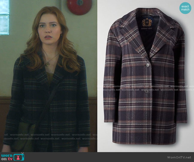 Sunday Best Princeville Coat worn by Nancy Drew (Kennedy McMann) on Nancy Drew