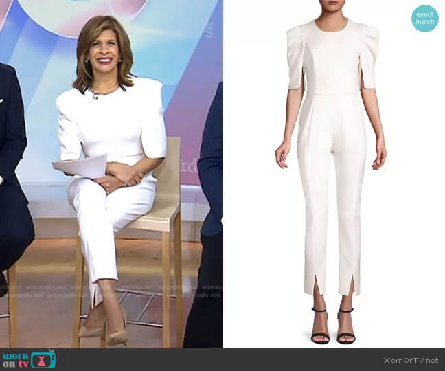 Black Halo Russo Jumpsuit worn by Hoda Kotb on Today