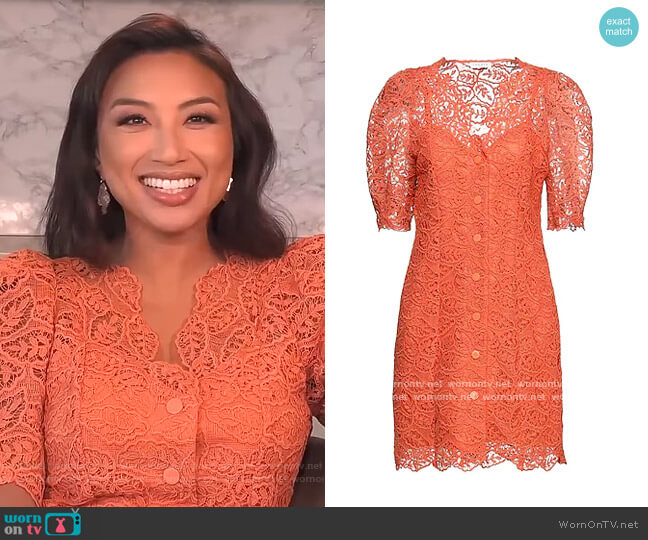 Sandro Shirt Dress worn by Jeannie Mai on The Real