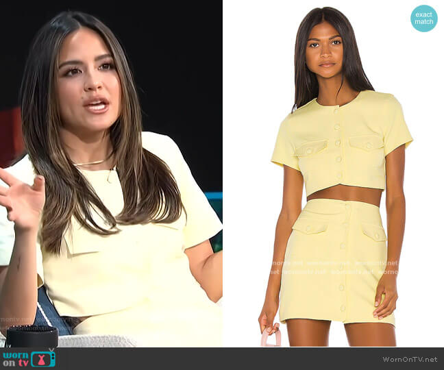 Song of Style Gala Top worn by Erin Lim on E! News
