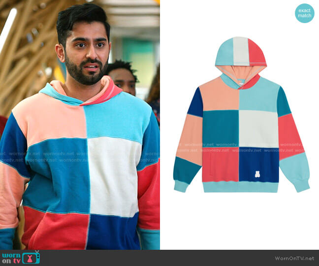 Teddy Fresh Patchwork Hoodie