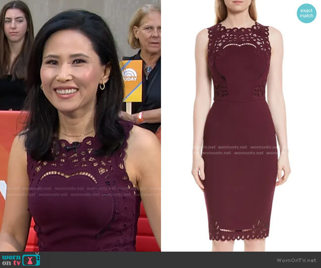 Ted Baker Verita Dress worn by Vicky Nguyen on Today