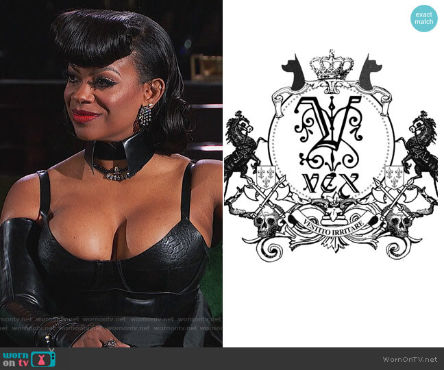 Vex Custom Latex Bodysuit worn by Kandi Burruss on The Real Housewives of Atlanta