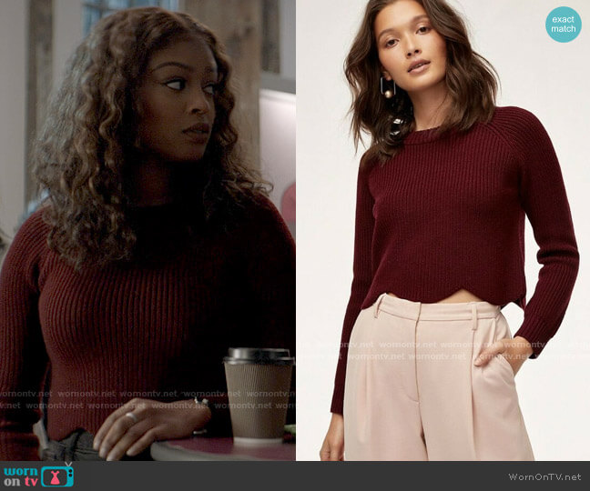 Wilfred Sardou Sweater worn by Ryan Wilder (Javicia Leslie) on Batwoman