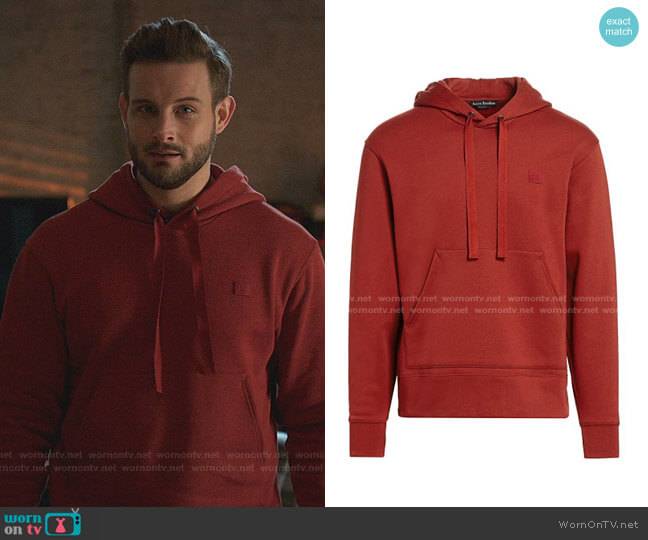 Acne Studios Face-Patch Hoodie