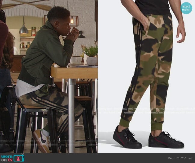 Adidas Camo Sweat Pants worn by Tamia Cooper (Bre Z) on All American