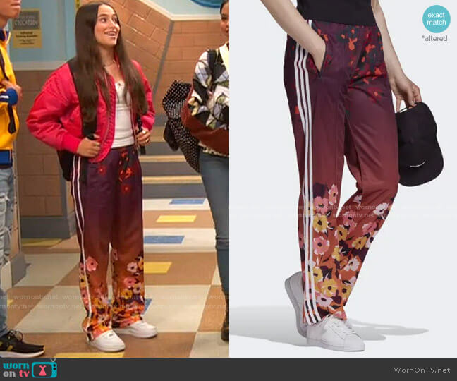 Adidas Her Studio London Track Pants worn by Tess O'Malley (Sky Katz) on Ravens Home