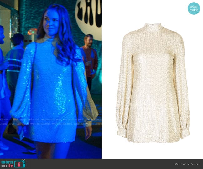 Alexis Alyna Sequin Dress worn by Liza Miller (Sutton Foster) on Younger