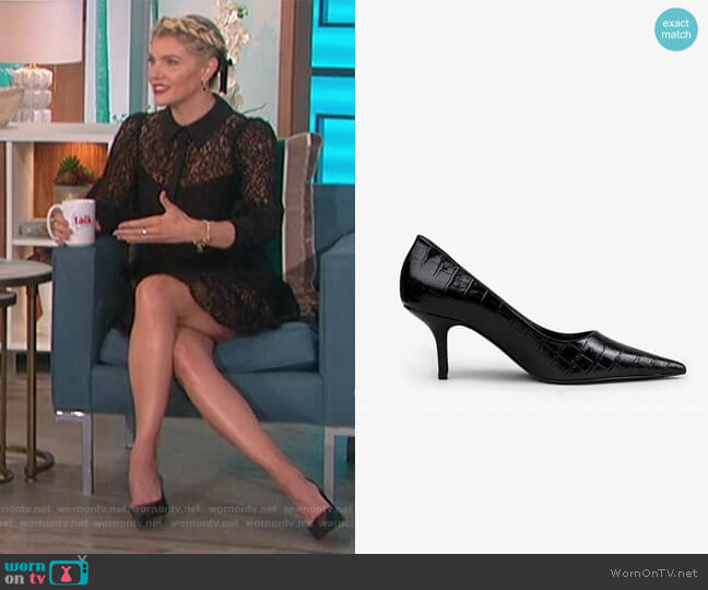 Anine Bing Perry Pumps worn by Amanda Kloots on The Talk
