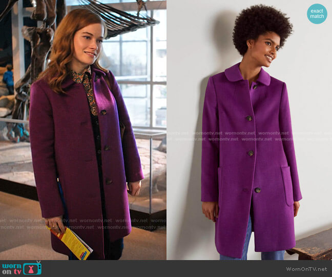 Boden Clifford Coat worn by Zoey Clarke (Jane Levy) on Zoeys Extraordinary Playlist