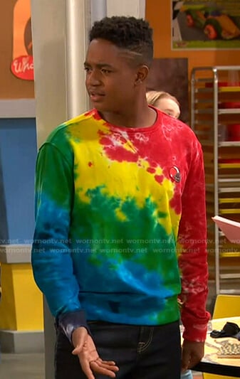 Booker’s tie dye sweatshirt on Ravens Home